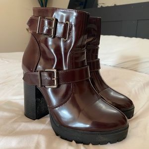 Soda Purple Heeled Boot